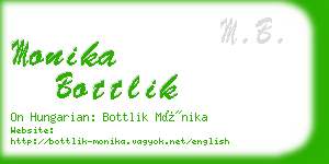 monika bottlik business card